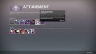 Sublimation for attunement in Destiny 2 (Image via Bungie)